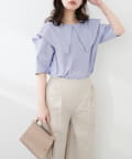 natural couture(ナチュラルクチュール) osonoマルチWAYBIGカラーリボンブラウス
