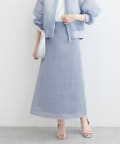 natural couture(ナチュラルクチュール) 【パルクロ限定】メッシュダンボールスカート