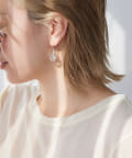 ear PAPILLONNER(イア パピヨネ) 《スターリングシルバー使用》ハーキマーダイヤピアス