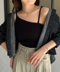 Thevon.(ゼヴォン) アシメネックカップ付きキャミ