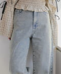 NICE CLAUP / OLIVE des OLIVE OUTLET(ナイスクラップ  / オリーブ デ オリーブ アウトレット) 【RMAF】ストーン付デニムパンツ