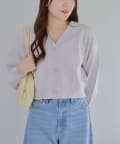 NICE CLAUP / OLIVE des OLIVE OUTLET(ナイスクラップ  / オリーブ デ オリーブ アウトレット) 【春の新作】キラキラリボンカーディガン