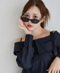 one after another NICE CLAUP(ワンアフターアナザー ナイスクラップ) フォックス型サングラス