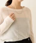 Jena　espace merveilleux(ジェナ　エスパスメルヴェイユ) トップボールロングネックレス
