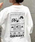 CIAOPANIC TYPY(チャオパニックティピー) 【ojisan】ユニセックスワンポイントサガラ刺繍半袖Tee