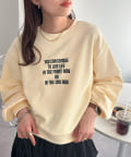 DISCOAT(ディスコート) 【WEB限定】刺繍ロゴショートスウェット