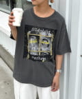 CIAOPANIC TYPY(チャオパニックティピー) 【ユニセックス】ヴィンテージフェードプリントツアーTee