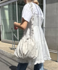 Lattice(ラティス) ストーンギャザーワンショルダーバッグ