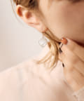ear PAPILLONNER(イア パピヨネ) 《スターリングシルバー使用》ハートシェルピアス