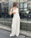 mystic】シャイニーフラワーサロペット | OUTLET(アウトレット