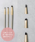 3COINS(スリーコインズ) ポイントアイシャドウブラシセット／and us