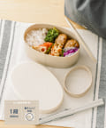 3COINS(スリーコインズ) 《電子レンジ対応》わっぱ風弁当箱1段