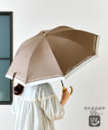 salut!(サリュ) 晴雨兼用日傘長フチラインロゴ