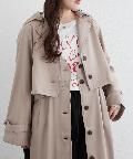 NICE CLAUP / OLIVE des OLIVE OUTLET(ナイスクラップ  / オリーブ デ オリーブ アウトレット) 【春の新作】【WEB限定】マルチWAYトレンチコート