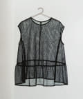 BEARDSLEY(ビアズリー) 《15 quinze》裾フリルメッシュブラウス