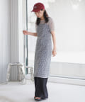 OUTLET(アウトレット) 【Kastane】レースフラワー半袖ワンピース