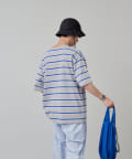 OUTLET(アウトレット) 【Kastane】【WHIMSIC】マルチボーダーTシャツ