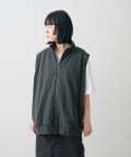 OUTLET(アウトレット) 【Kastane】【WHIMSIC】ヘビーウェイトカットソージップベスト