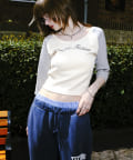 OUTLET(アウトレット) 【WHO'S WHO gallery】ヘンリーネックトップス