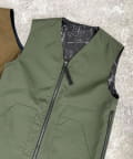 FREDY & GLOSTER(フレディ アンド グロスター) 【TAION】MILITARY REVERSIBLE V NECK VEST