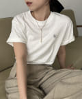 CAPRICIEUX LE'MAGE(カプリシュレマージュ) 【サイズ展開あり】1ポイントTシャツ