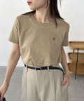 CAPRICIEUX LE'MAGE(カプリシュレマージュ) 【サイズ展開あり】1ポイントTシャツ
