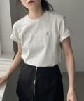 CAPRICIEUX LE'MAGE(カプリシュレマージュ) 【サイズ展開あり】1ポイントTシャツ