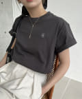 CAPRICIEUX LE'MAGE(カプリシュレマージュ) 【サイズ展開あり】1ポイントTシャツ