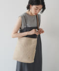 russet(ラシット) ［370g/軽量］ナイロンカゴショルダーバッグ