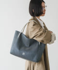 russet(ラシット) 【Nylon Denim】［A4サイズ対応］シンプルトートバッグ