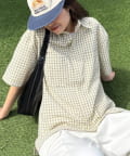 CIAOPANIC TYPY(チャオパニックティピー) 【UNISEX】ポコポコチェック半袖シャツ