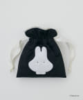 natural couture(ナチュラルクチュール) 【miffyコラボ】パルクロ限定 / ナイロン巾着ポーチ