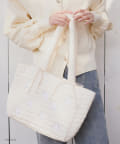 natural couture(ナチュラルクチュール) 【miffyコラボ】刺繍キルティングBAG