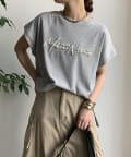 DOUDOU(ドゥドゥ) 【WEB限定】ビジューロゴTEE