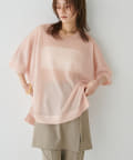 LARUTA(ラルータ) ［Web限定］シアーボートネックニットプルオーバー