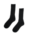 3COINS(スリーコインズ) トリコウェアリブクルーソックス／MENS