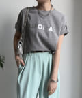 DOUDOU(ドゥドゥ) 【WEB限定】 箔プリントロールアップTEE
