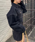 【新品】カットオフショートGジャン　グレー Chico】カットオフショートGジャン | OUTLET(アウトレット