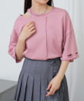 OUTLET(アウトレット) 【RAY CASSIN】ピグメントダメージルーズTシャツ