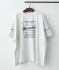 Remind me and forever(リマインドミーアンドフォーエバー) 【NAO】配色ステッチビッグTシャツ
