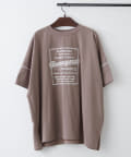 Remind me and forever(リマインドミーアンドフォーエバー) 【NAO】配色ステッチビッグTシャツ