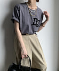 DOUDOU(ドゥドゥ) サガラ刺繍D2ワッペンTEE