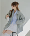 NICE CLAUP / OLIVE des OLIVE OUTLET(ナイスクラップ  / オリーブ デ オリーブ アウトレット) 【春の始まりはデニムから！】【MARCHES】デニムＺＩＰブルゾン