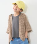 CIAOPANIC TYPY(チャオパニックティピー) 【KIDS】【GOOD HOLIDAY】透かし編み開襟シャツ