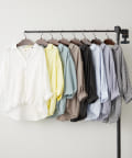 NICE CLAUP / OLIVE des OLIVE OUTLET(ナイスクラップ  / オリーブ デ オリーブ アウトレット) 【RMAF】【人気デザイン】後ろレースアップタケノコタックブラウス