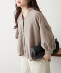 NICE CLAUP / OLIVE des OLIVE OUTLET(ナイスクラップ  / オリーブ デ オリーブ アウトレット) 【RMAF】【人気デザイン】後ろレースアップタケノコタックブラウス