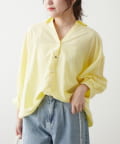 NICE CLAUP / OLIVE des OLIVE OUTLET(ナイスクラップ  / オリーブ デ オリーブ アウトレット) 【RMAF】【人気デザイン】後ろレースアップタケノコタックブラウス