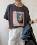 DOUDOU(ドゥドゥ) ワイドフォトTEE
