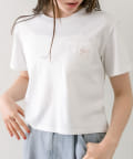 OLIVE des OLIVE(オリーブ デ オリーブ) 【WEB限定/リバイバル】リボン刺繍Tシャツ
