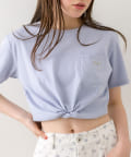 OLIVE des OLIVE(オリーブ デ オリーブ) 【WEB限定/リバイバル】リボン刺繍Tシャツ